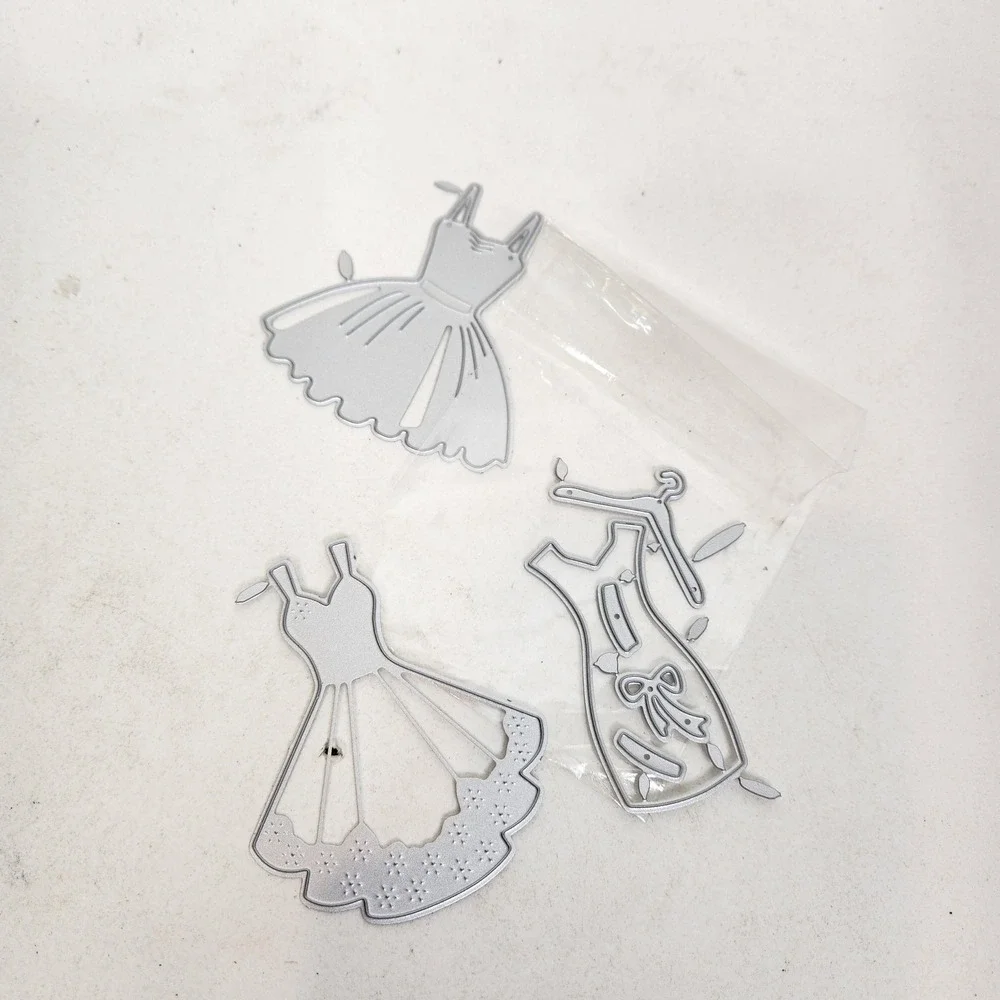 Fashion Girl Dress Metal Cutting Dies Lot Skirts Tops Outfit Scrapbook Craft